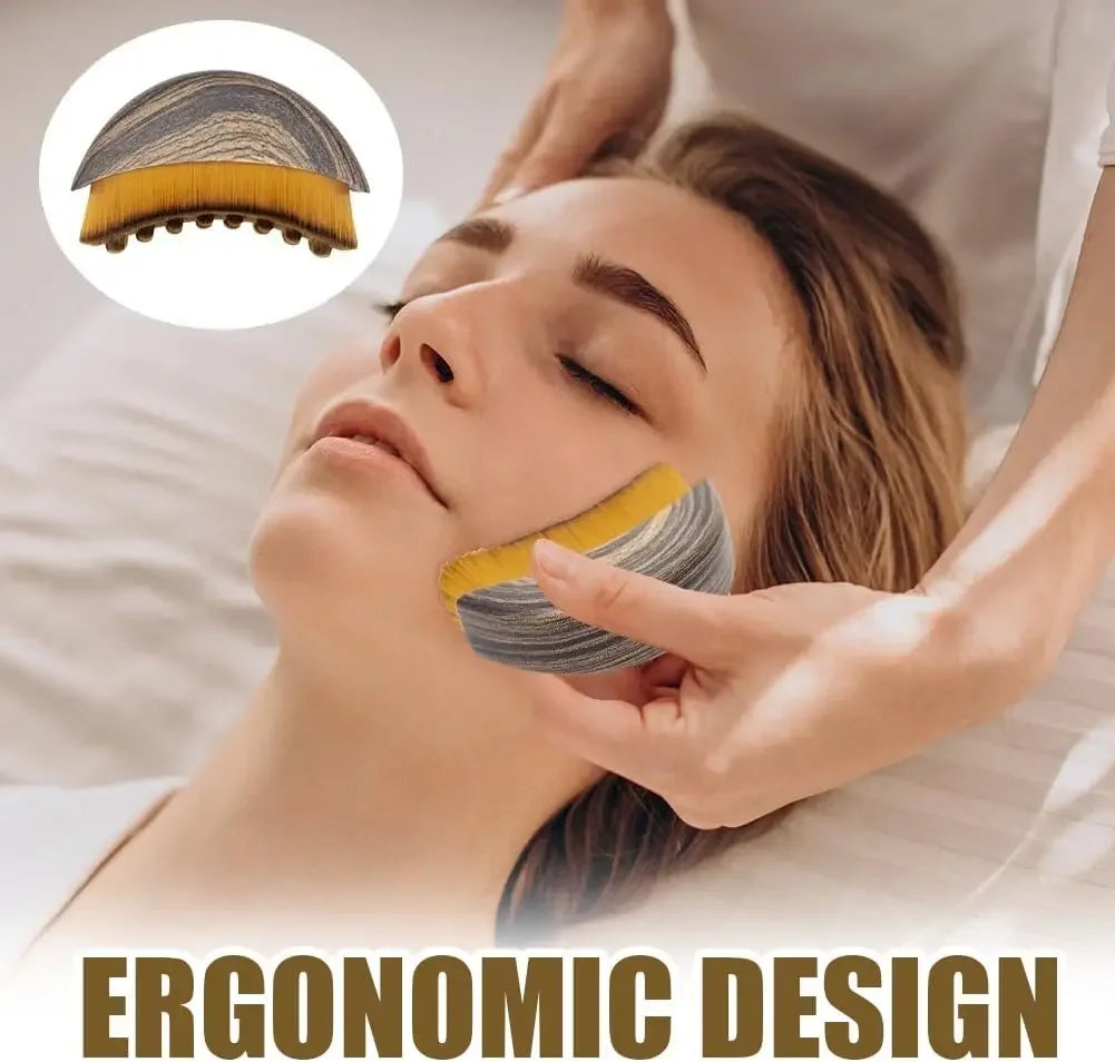 Cepillo Facial Contorno y Drenaje Linfático – Masajeador Mandíbula y Pómulos