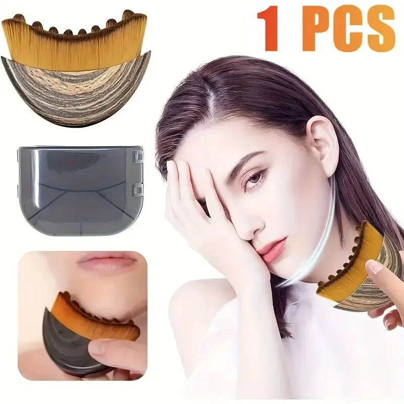 Cepillo Facial Contorno y Drenaje Linfático – Masajeador Mandíbula y Pómulos