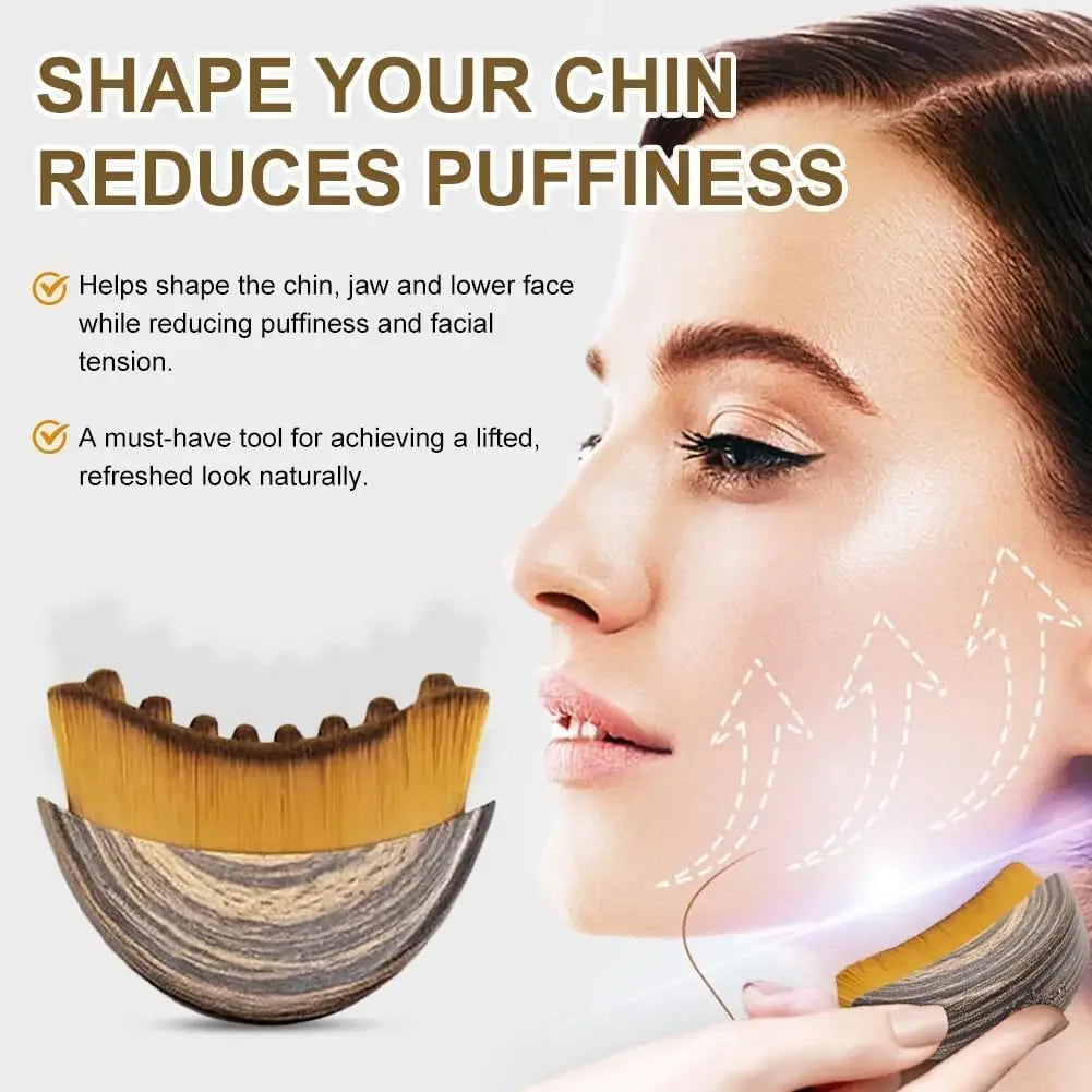 Cepillo Facial Contorno y Drenaje Linfático – Masajeador Mandíbula y Pómulos