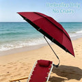 Adjustable Beach Chair Umbrella Outdoor Lightweight Clamp-on Umbrella Multi-functional Stroller Umbrella Wheelchair Stroller - Artículos HE