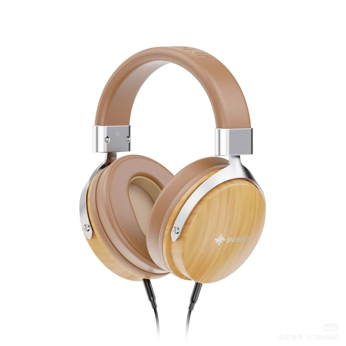 FiiO Snowsky Nature Over-Ear Headphones 50mm Dynamic Driver, Carbon Black Diaphragm 3.5mm HIFI Wired Headphones Gifts - Artículos HE