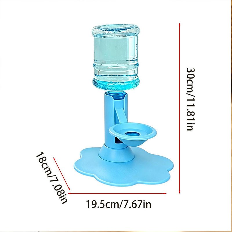 Gravity Cat Water Dispenser, No Electricity, Filter-Free, Adjustable Height Pet Fountain for Cats & Small Dogs - Artículos HE