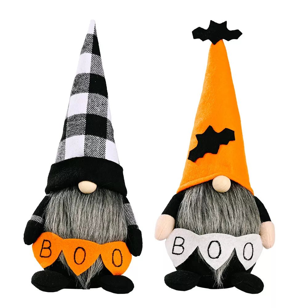 Halloween Decorative Gnome with 'BOO' Sign - Artículos HE