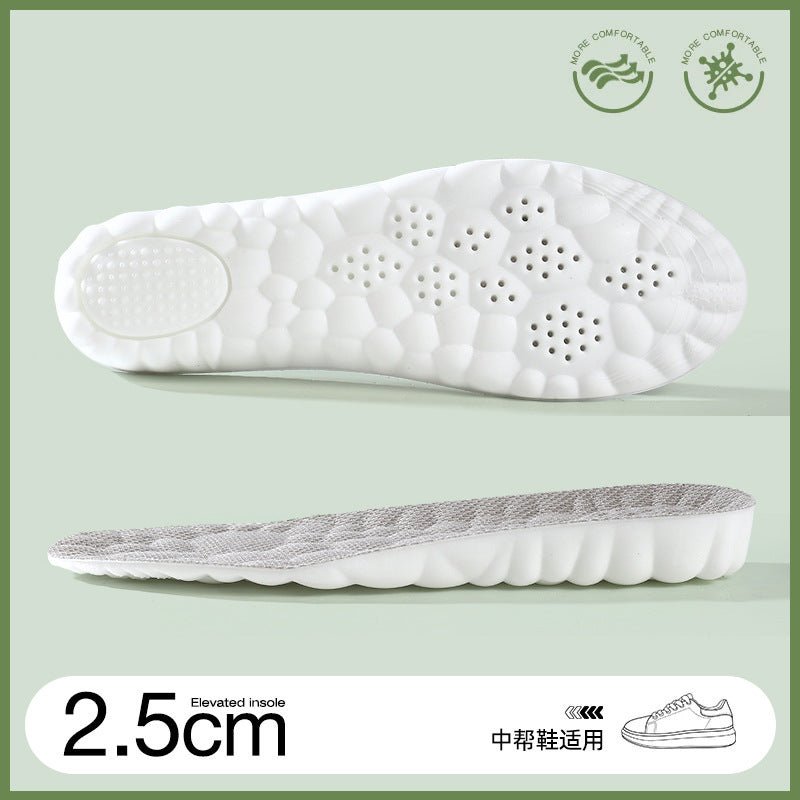 Heightening insole with antibacterial, deodorizing, breathable and sweat-absorbing properties - Artículos HE