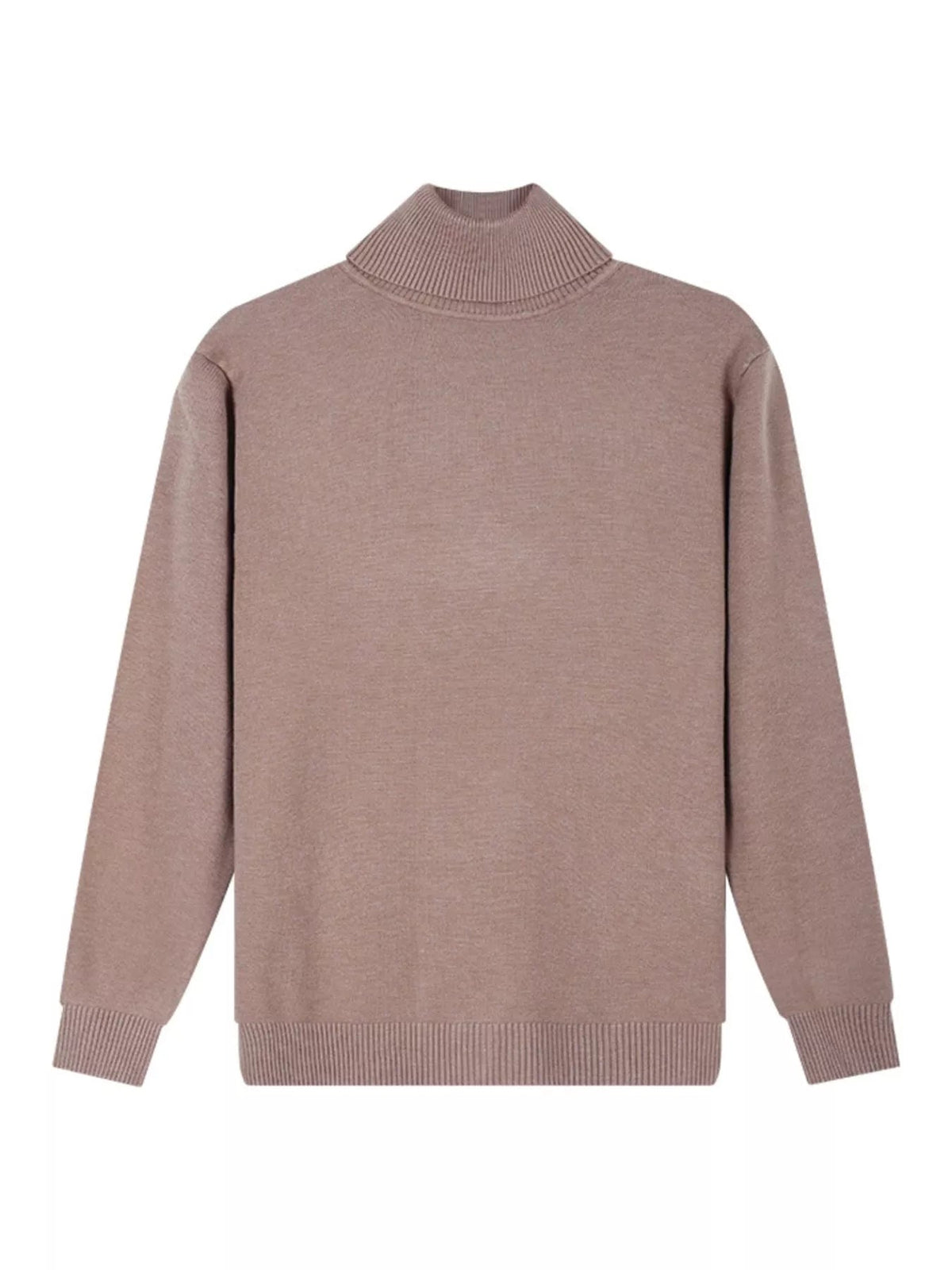 Jersey de cuello alto slim fit talla grande para hombre - Artículos HE