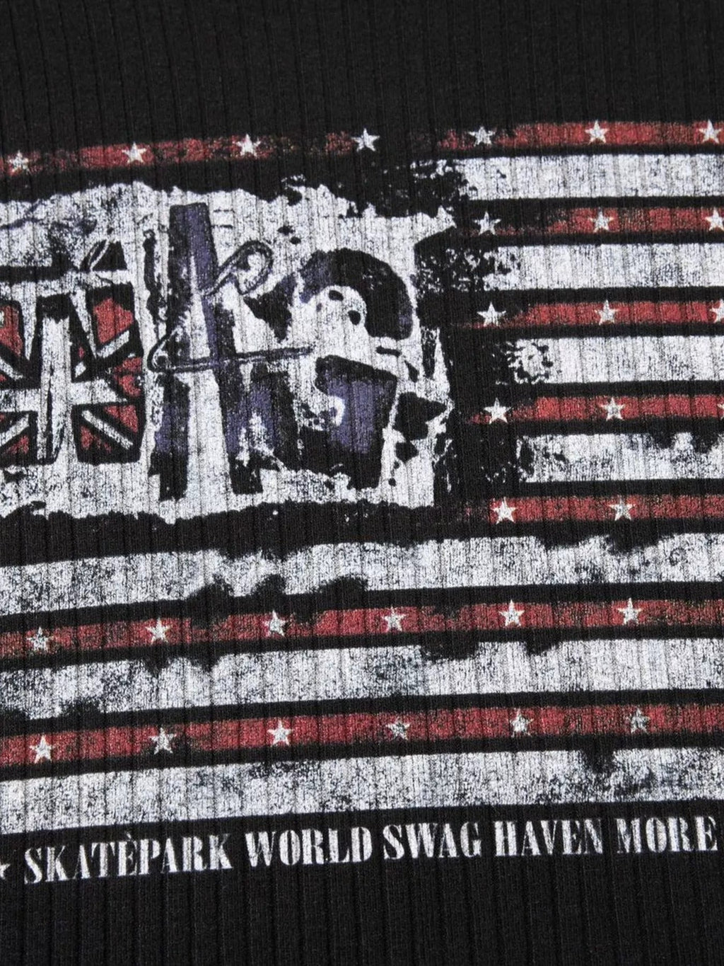 Men's American Flag Ribbed Long Sleeve T-Shirt - Artículos HE
