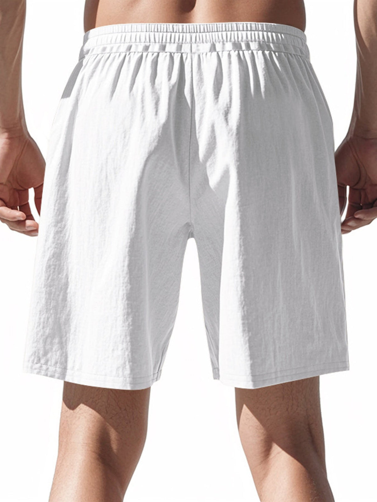 Men's Full Size Drawstring Shorts with Pockets Plus Size - Artículos HE