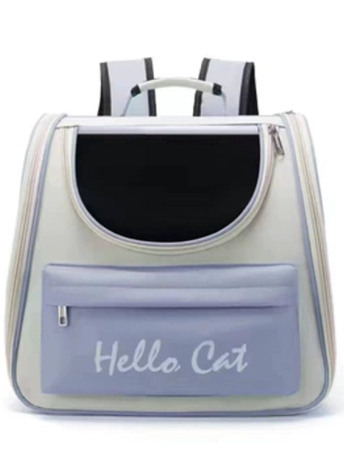 Mochila transportín transparente y transpirable para mascotas - Artículos HE