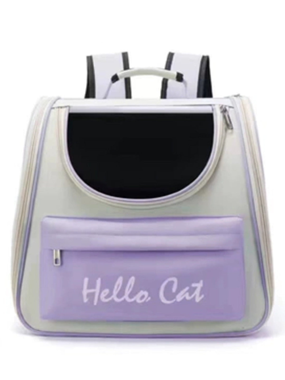 Mochila transportín transparente y transpirable para mascotas - Artículos HE