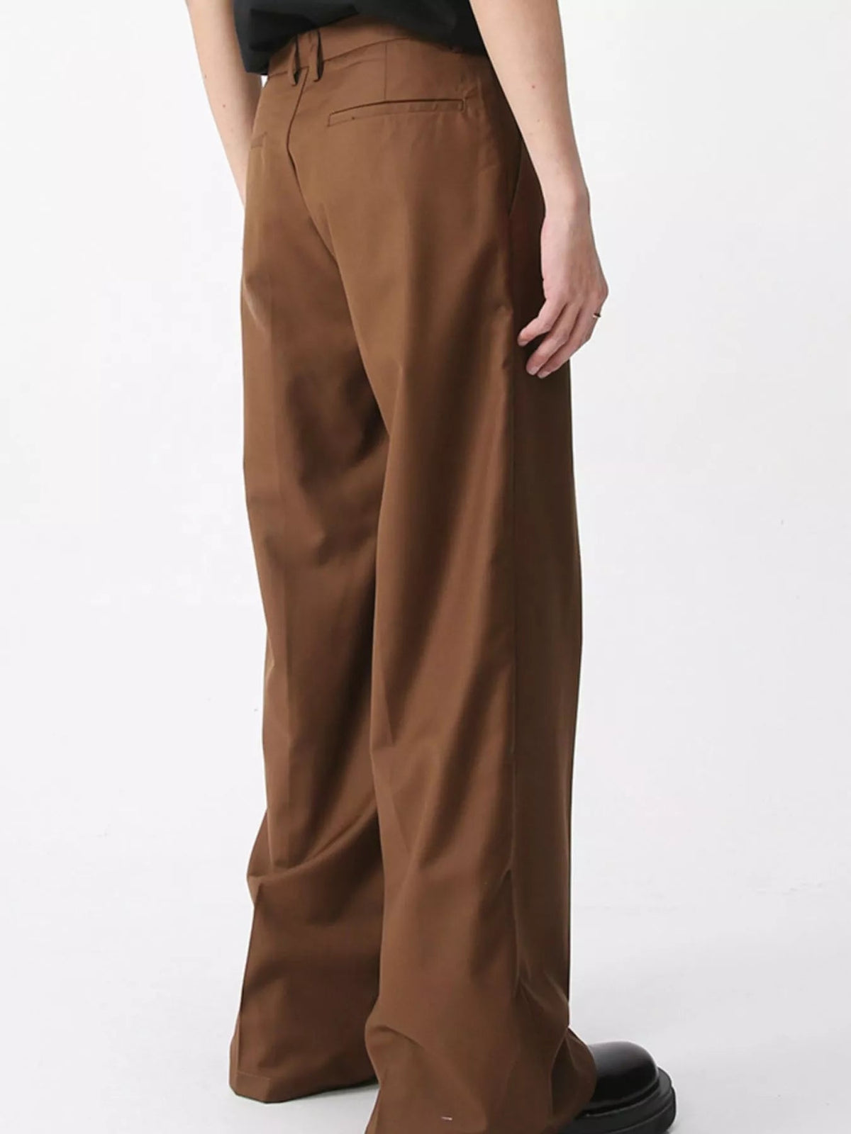 Pantalón de pernera ancha de cintura alta para hombre - Artículos HE