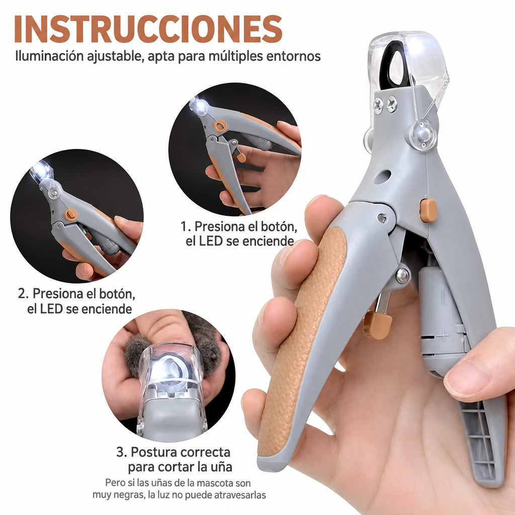 Pet LED Nail Clipper - Artículos HE