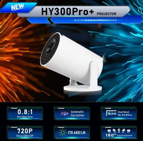 Proyector Portátil HY300Pro+ - Artículos HE