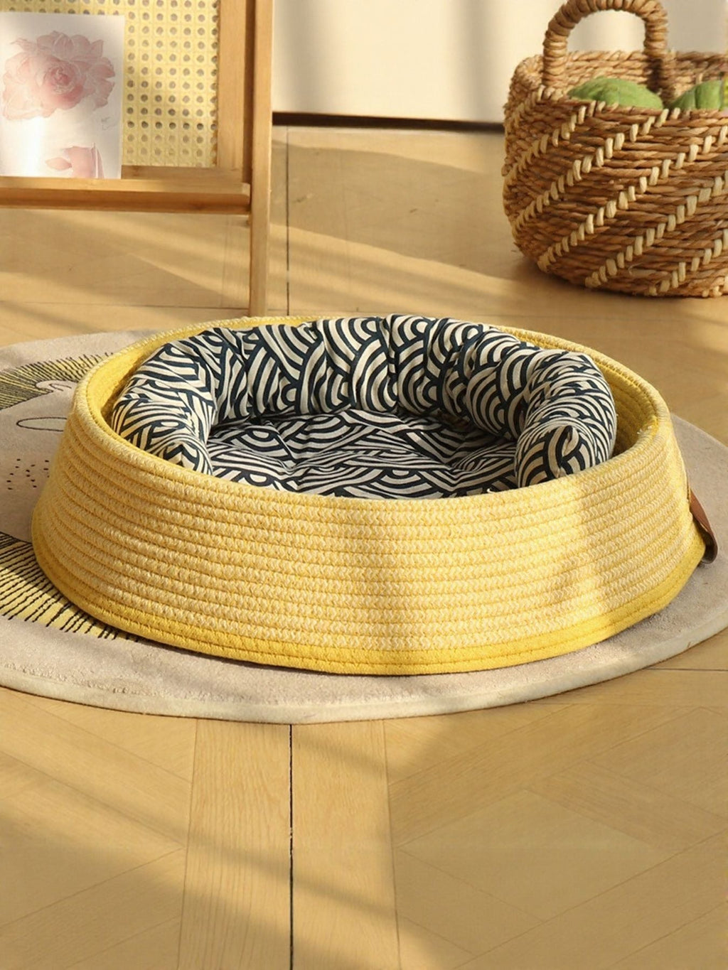 Woven Rattan Pet Nest - Artículos HE